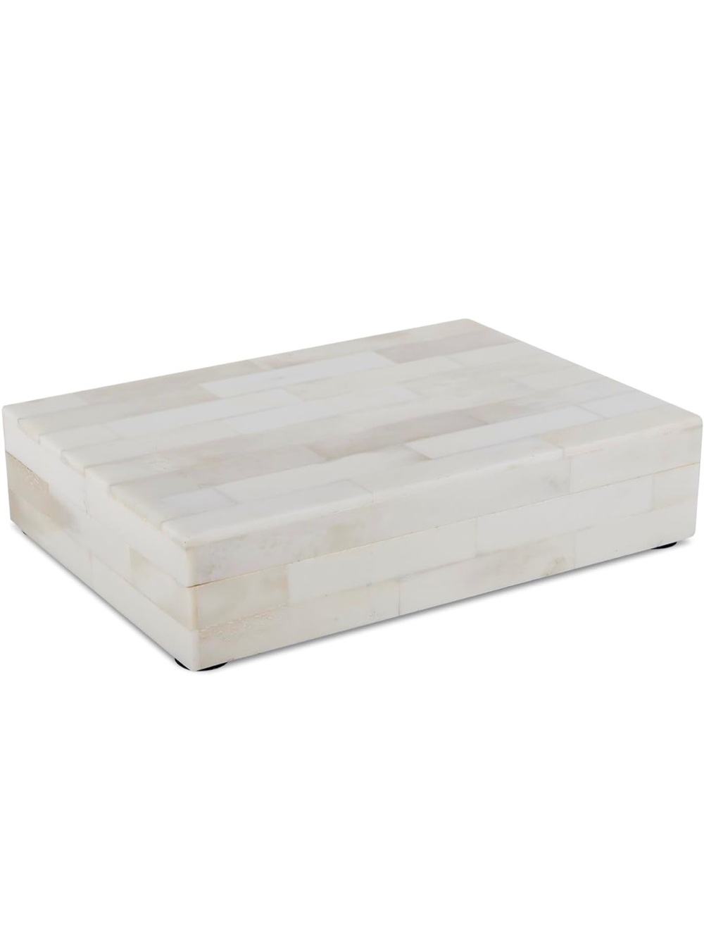 White Bone Inlay Decorative Box